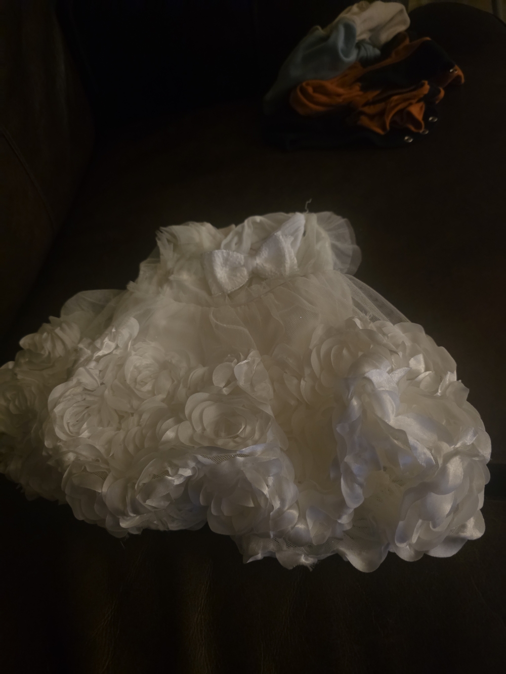 Nanette Baby White Floral Rosette Party Dress